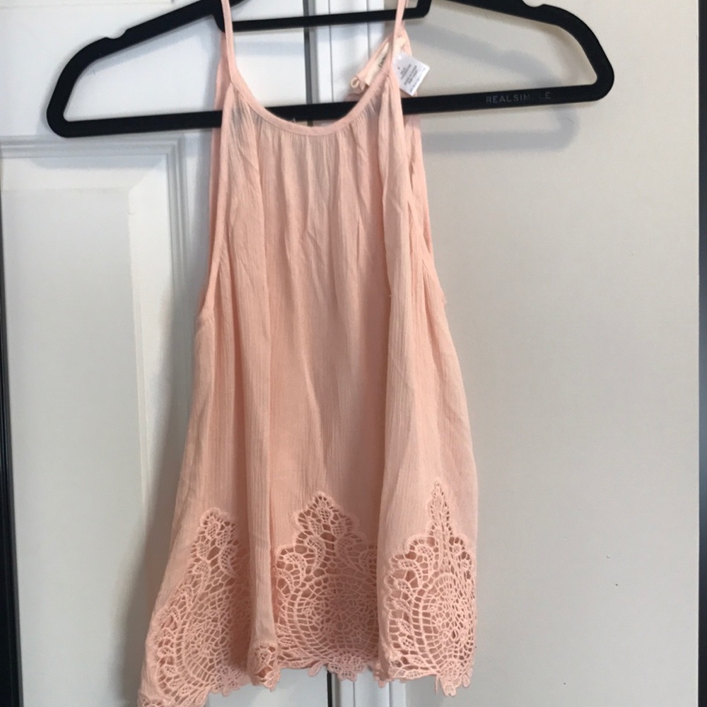 High neck top